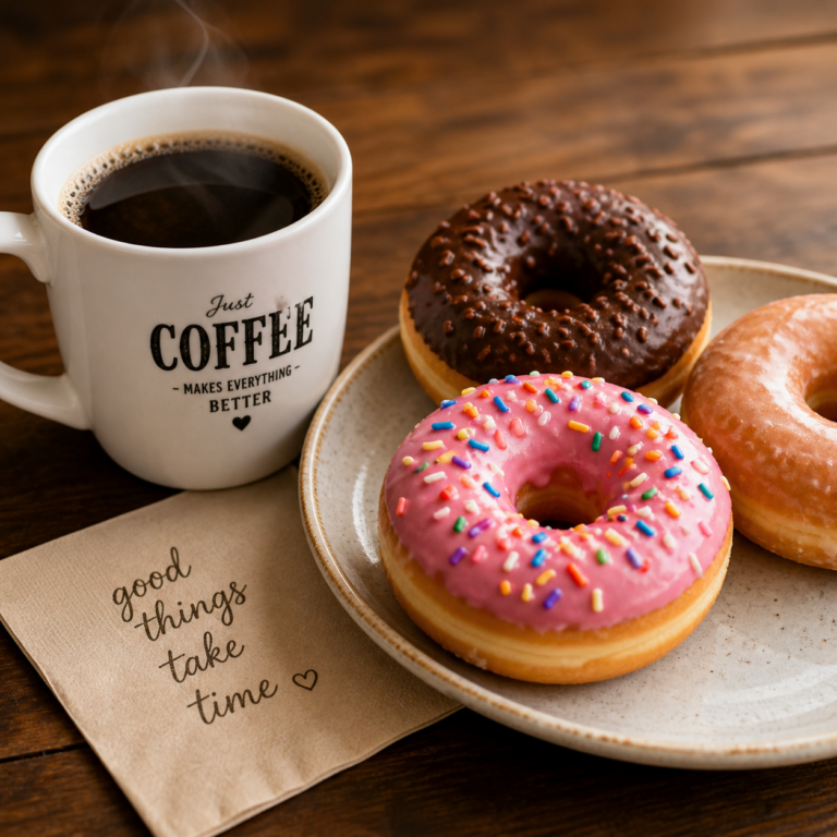 coffee and donuts